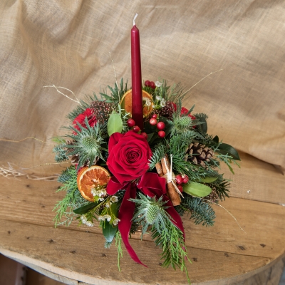 Bespoke Christmas Candle Arrangement